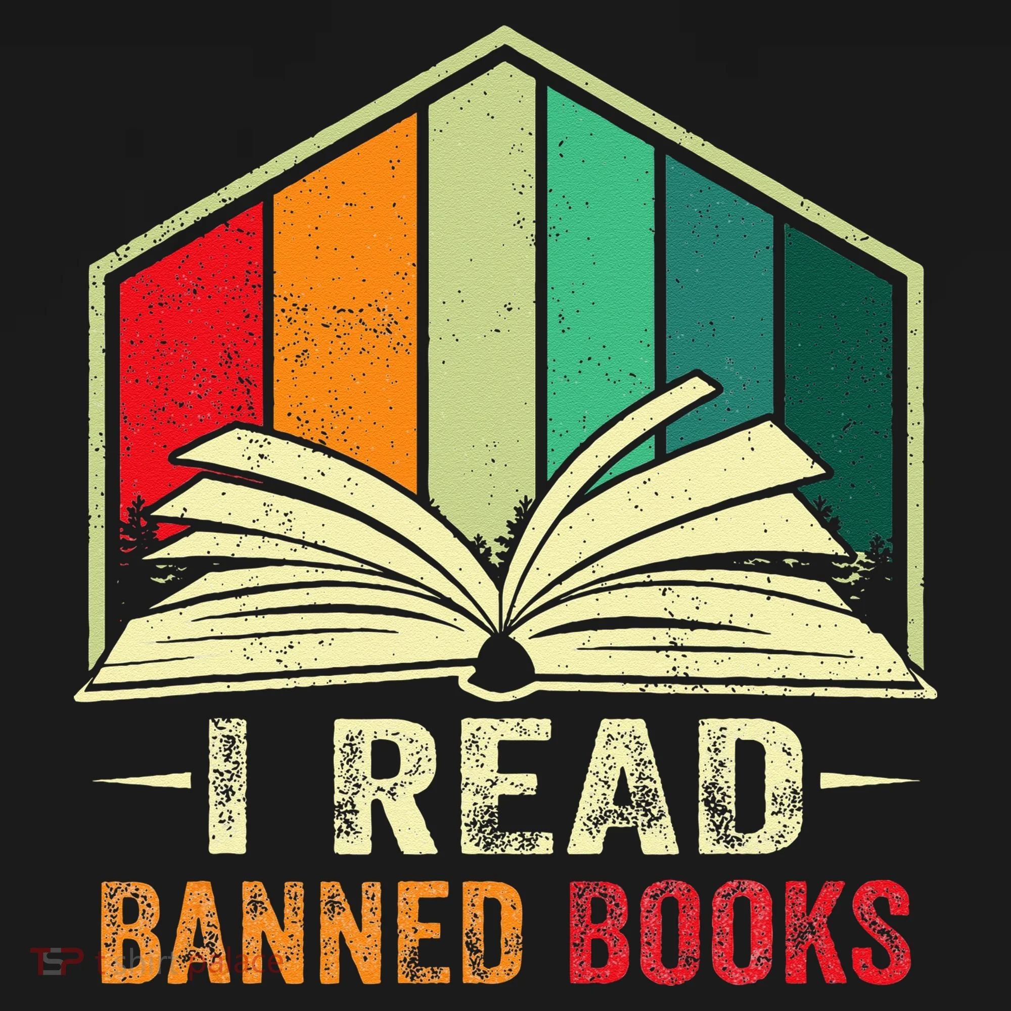 I Read Banned Books Week Librarian Freedom Reader Nerd Doggie Tank