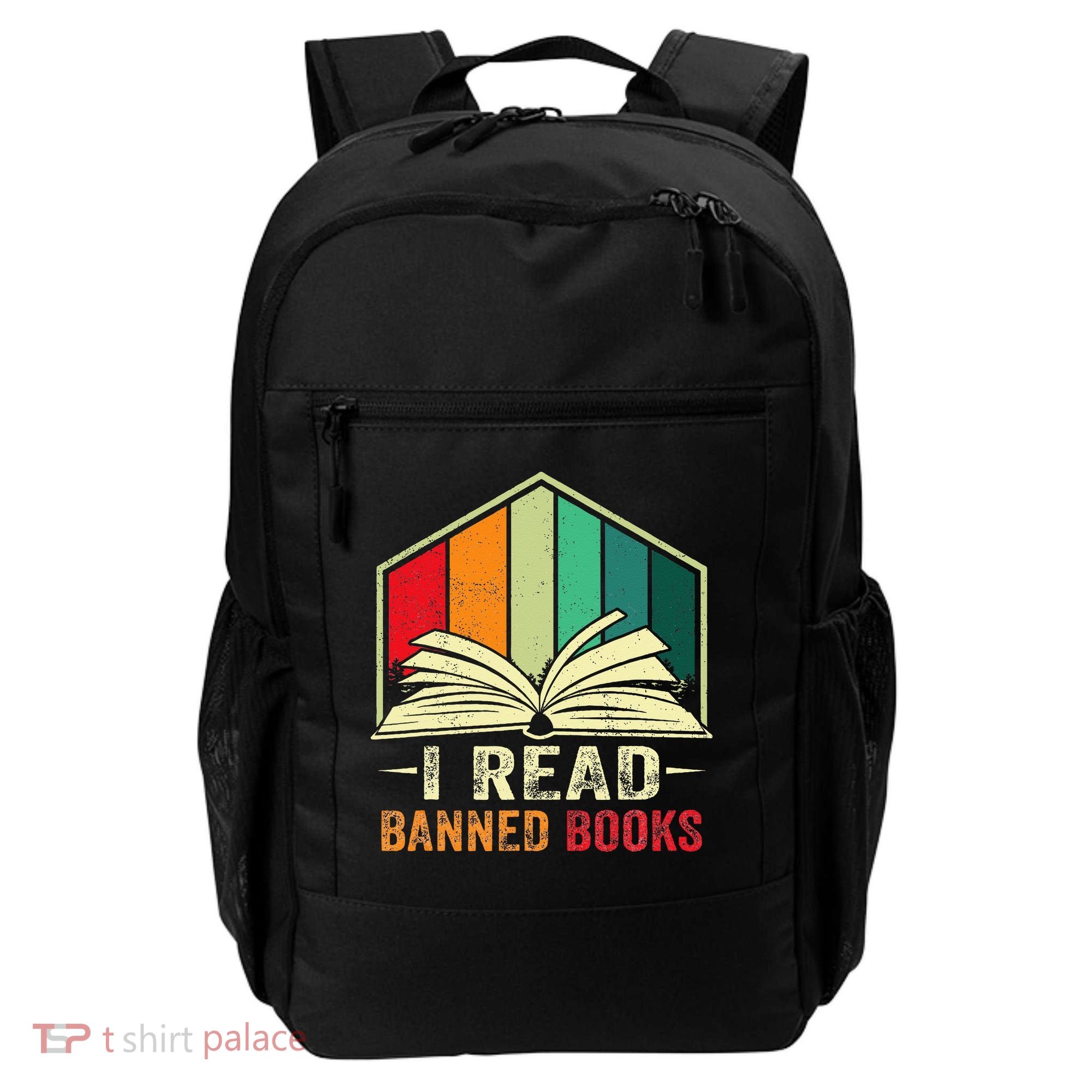 I Read Banned Books Week Librarian Freedom Reader Nerd Backpack