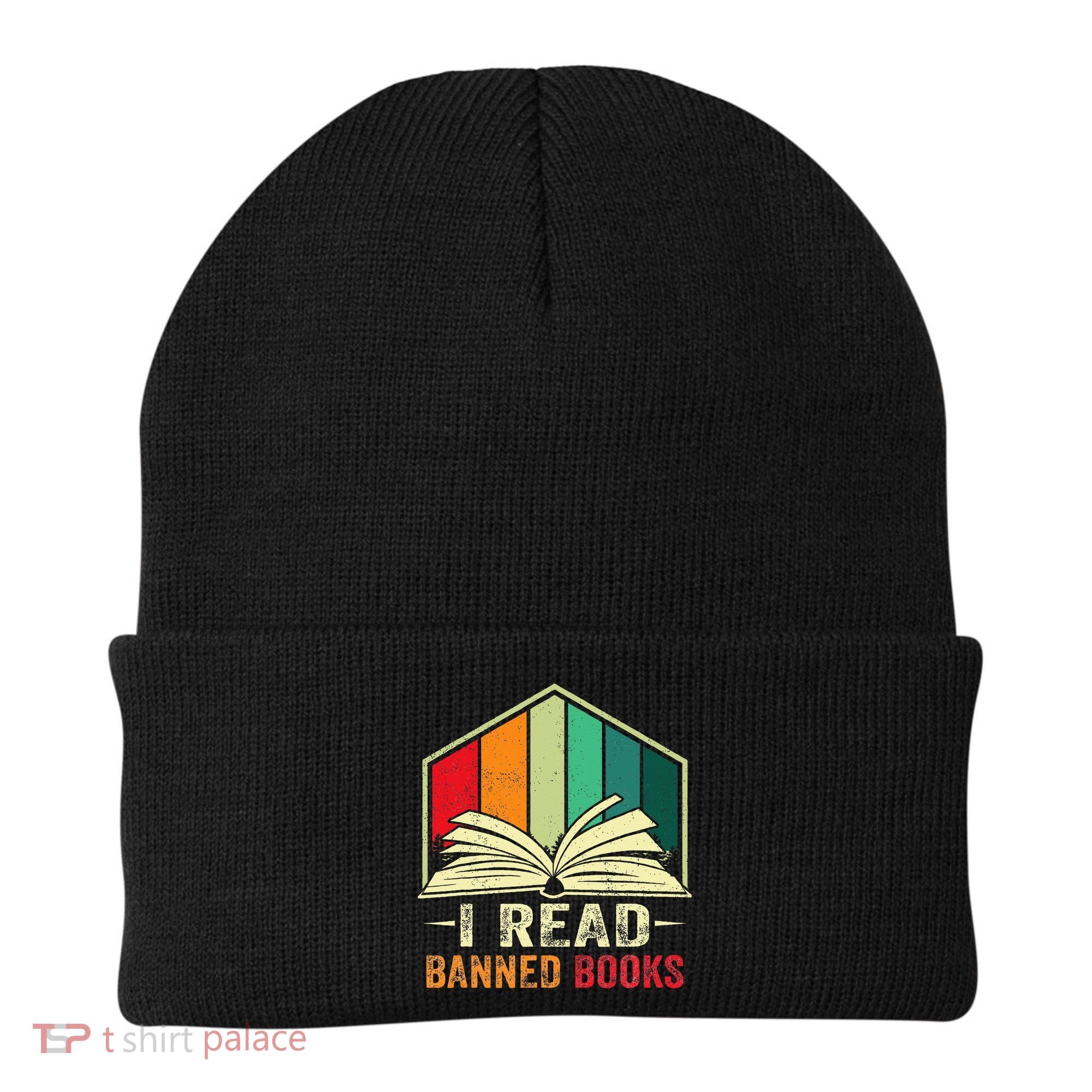 I Read Banned Books Week Librarian Freedom Reader Nerd Beanie