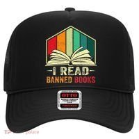 I Read Banned Books Week Librarian Freedom Reader Nerd Hat thumb 0