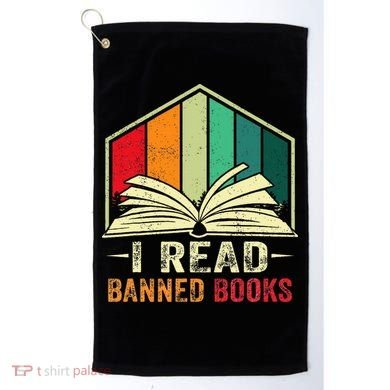 I Read Banned Books Week Librarian Freedom Reader Nerd Golf Towel