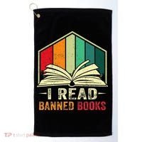 I Read Banned Books Week Librarian Freedom Reader Nerd Golf Towel thumb 0