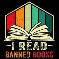 I Read Banned Books Week Librarian Freedom Reader Nerd Visor thumb 3