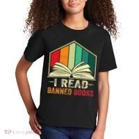 I Read Banned Books Week Librarian Freedom Reader Nerd Kids T-Shirt thumb 2