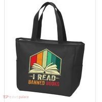 I Read Banned Books Week Librarian Freedom Reader Nerd Tote Bag thumb 3