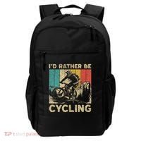 ID Rather Be Cycling Bicycle Riding Cyclist Backpack thumb 0