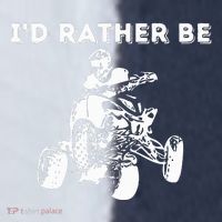 ID Rather Be Riding Quad Bikes Quad Biker Atv 4 Wheeler Sport-Tek Competitor United Soccer Jersey thumb 4