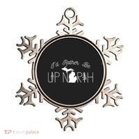 ID Rather Be Up North In Michigan Gift Ornament thumb 0