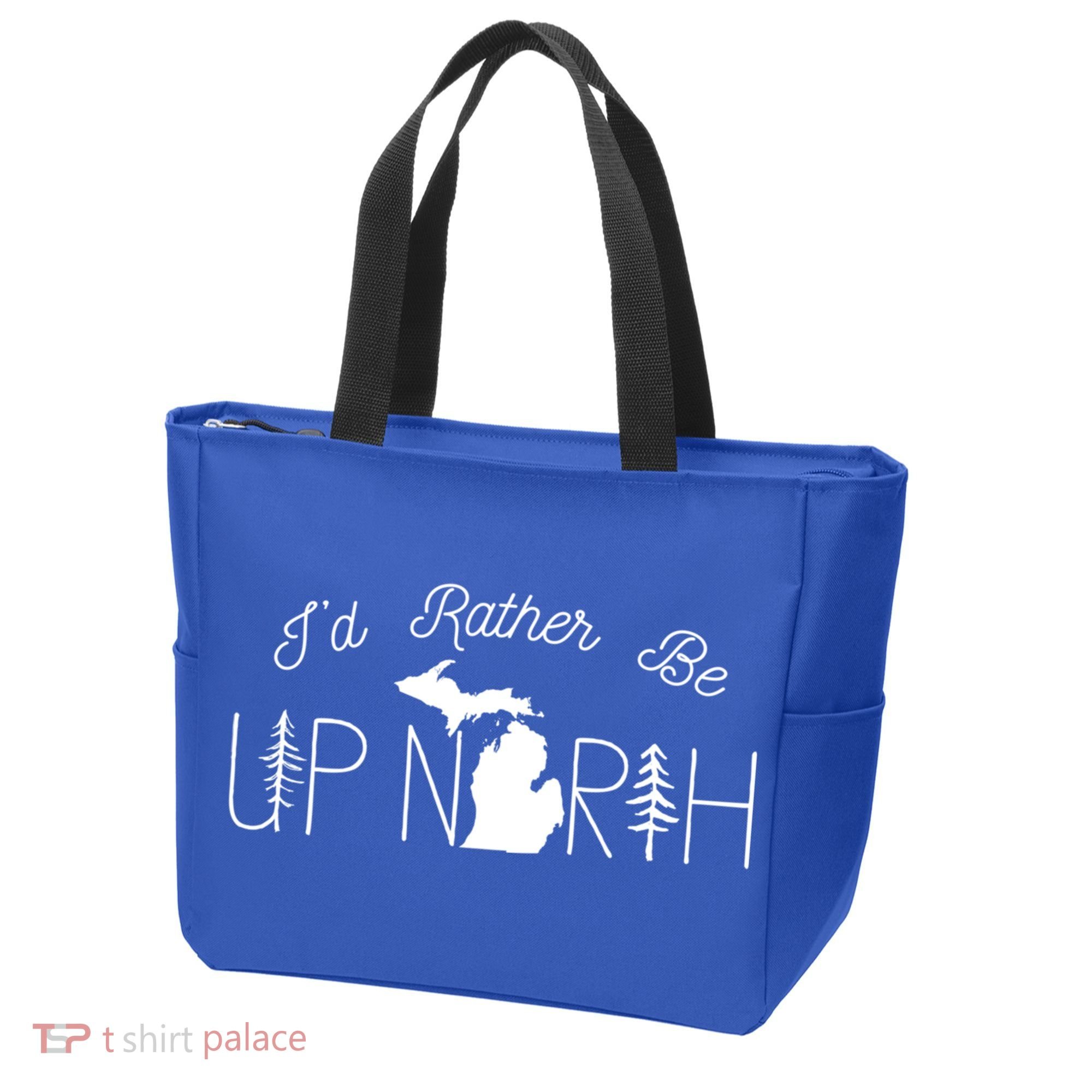 ID Rather Be Up North In Michigan Gift Tote Bag