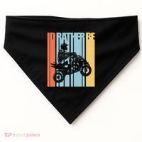 Id Rather Be Riding Quad Bikes Atv Brap USA-Made Doggie Bandana thumb 0