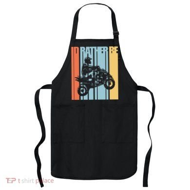Id Rather Be Riding Quad Bikes Atv Brap Apron