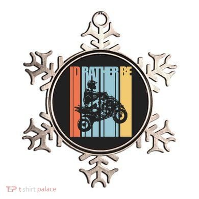 Id Rather Be Riding Quad Bikes Atv Brap Ornament