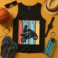 Id Rather Be Riding Quad Bikes Atv Brap Tank Top thumb 4