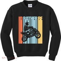 Id Rather Be Riding Quad Bikes Atv Brap Kids Sweatshirt thumb 0