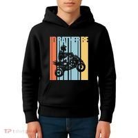 Id Rather Be Riding Quad Bikes Atv Brap Kids Hoodie thumb 4