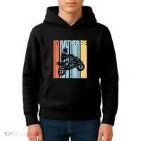 Id Rather Be Riding Quad Bikes Atv Brap Kids Hoodie thumb 4