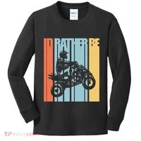 Id Rather Be Riding Quad Bikes Atv Brap Kids Long Sleeve Shirt thumb 0