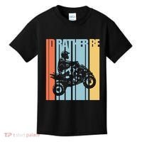 Id Rather Be Riding Quad Bikes Atv Brap Kids T-Shirt thumb 0