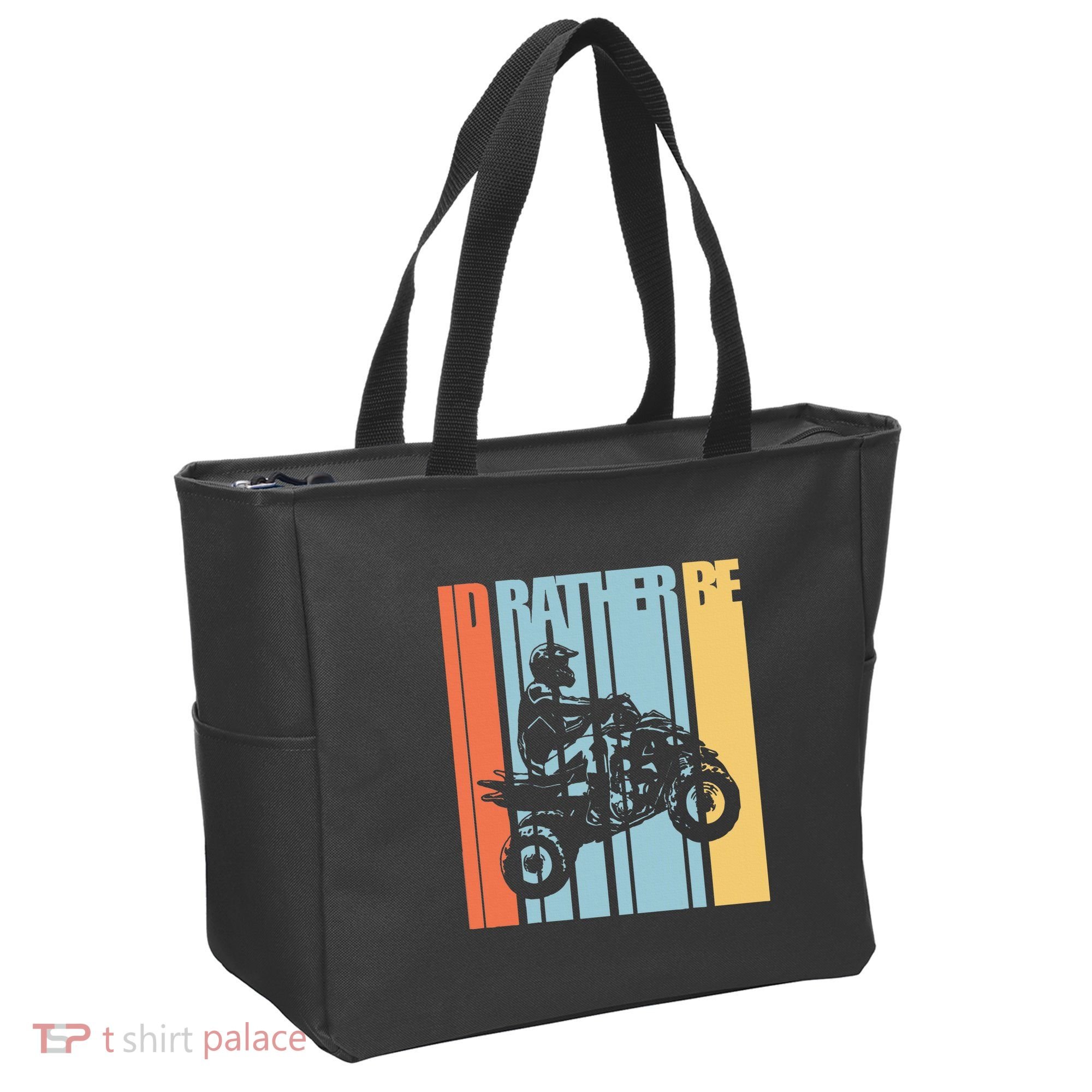 Id Rather Be Riding Quad Bikes Atv Brap Tote Bag