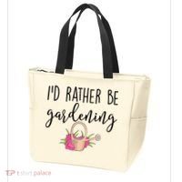 Id Rather Be Gardening Funny Gardener Tote Bag thumb 3