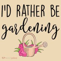 Id Rather Be Gardening Funny Gardener Tote Bag thumb 4