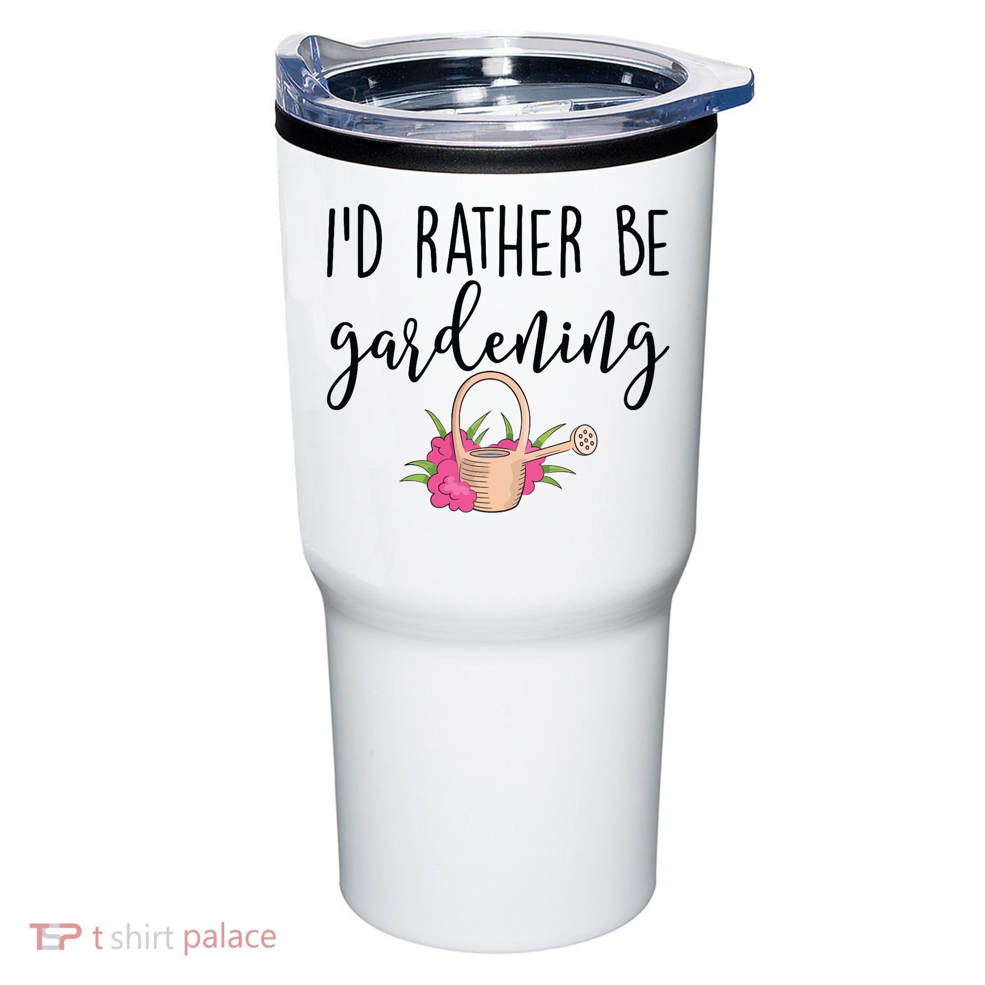 Id Rather Be Gardening Funny Gardener Tumbler