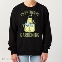 Id Rather Be Gardening Plant Lover Women's Sweatshirt thumb 0