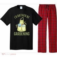 Id Rather Be Gardening Plant Lover Pajama Set thumb 0