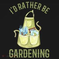 Id Rather Be Gardening Plant Lover Mousepad thumb 1
