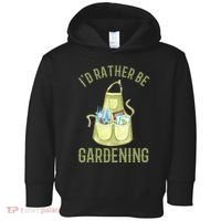 Id Rather Be Gardening Plant Lover Toddler Hoodie thumb 0
