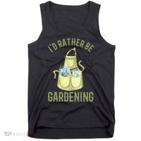 Id Rather Be Gardening Plant Lover Tank Top thumb 0