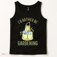 Id Rather Be Gardening Plant Lover Tank Top thumb 2