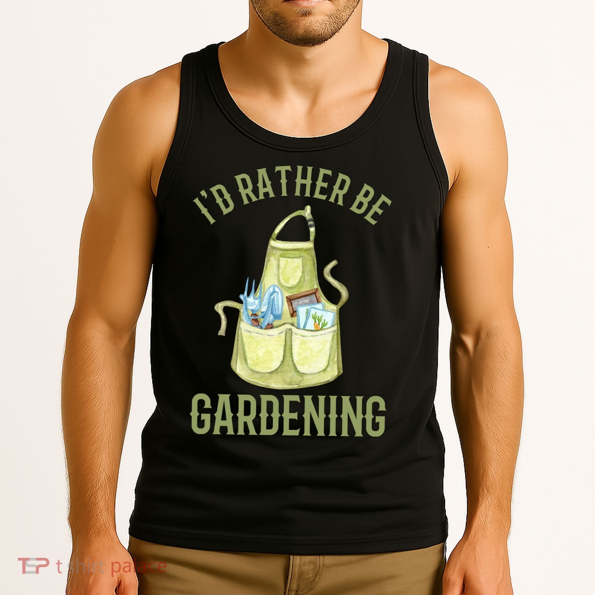 Id Rather Be Gardening Plant Lover Tank Top