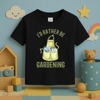 Id Rather Be Gardening Plant Lover Toddler T-Shirt thumb 3
