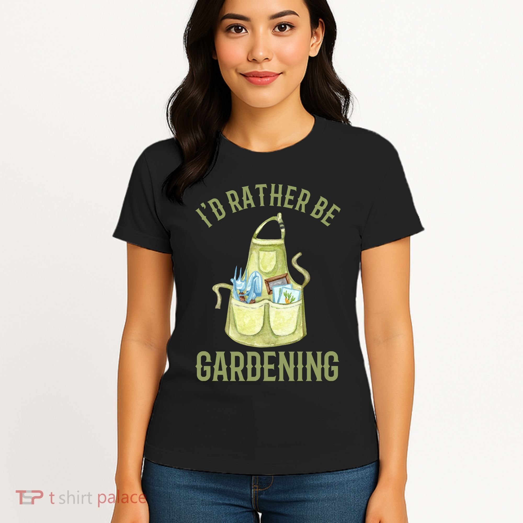 Id Rather Be Gardening Plant Lover Women's T-Shirt