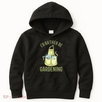 Id Rather Be Gardening Plant Lover Kids Hoodie thumb 0