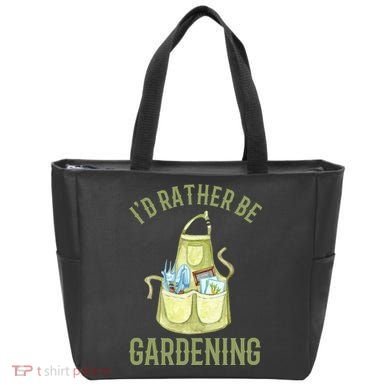 Id Rather Be Gardening Plant Lover Tote Bag