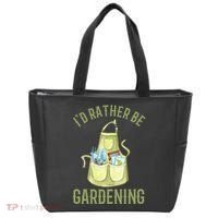 Id Rather Be Gardening Plant Lover Tote Bag thumb 0
