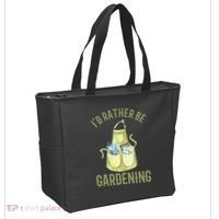 Id Rather Be Gardening Plant Lover Tote Bag thumb 2