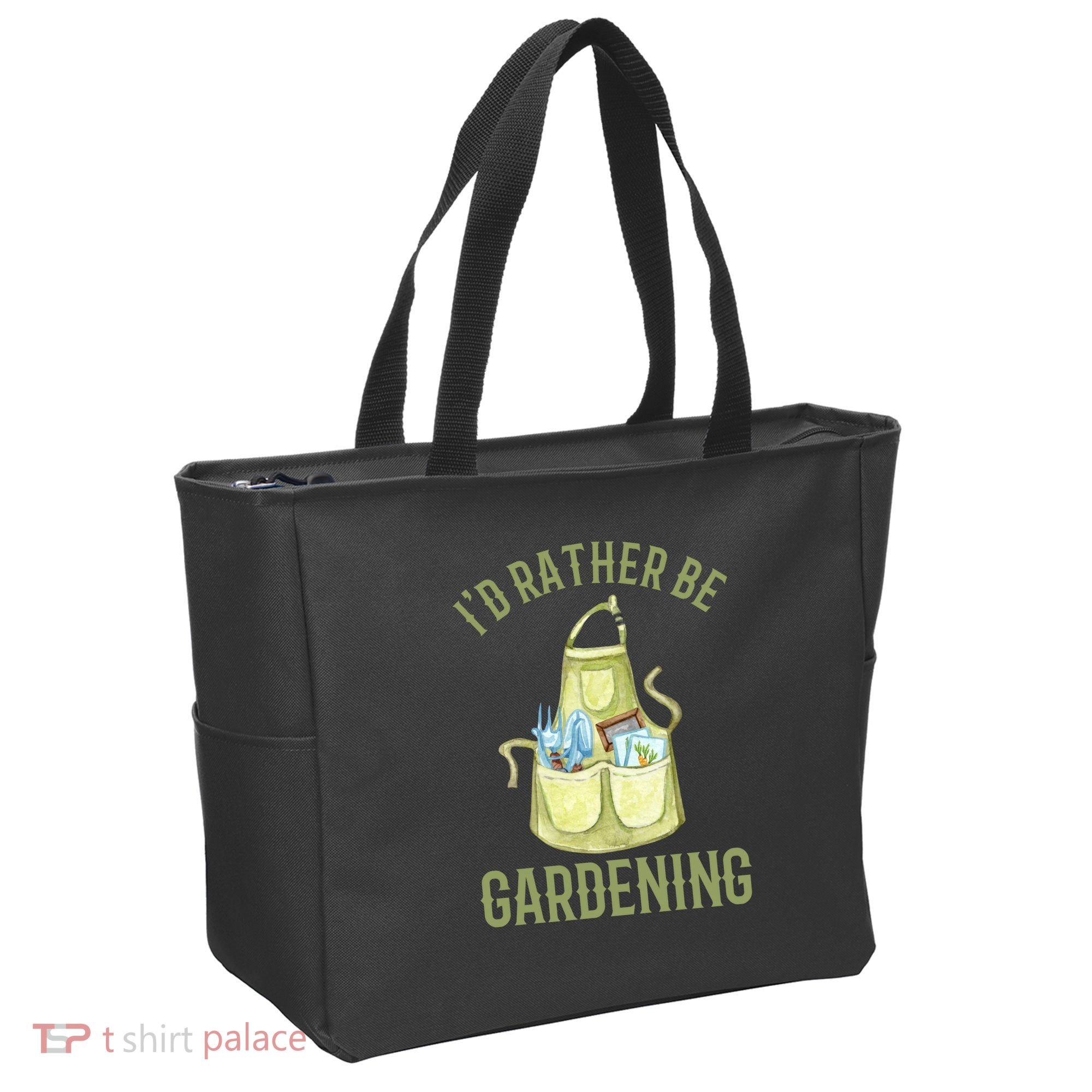 Id Rather Be Gardening Plant Lover Tote Bag
