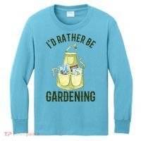 Id Rather Be Gardening Plant Lover Kids Long Sleeve Shirt thumb 0