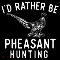 ID Rather Be Pheasant Hunting Pheasant Hunter Bird Hunter Bucket Hat thumb 4