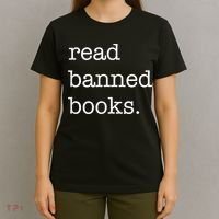 I Read Banned Books I'm With The Banned Books Lovers T-Shirt thumb 4