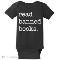 I Read Banned Books I'm With The Banned Books Lovers Baby Bodysuit thumb 0