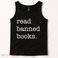 I Read Banned Books I'm With The Banned Books Lovers Tank Top thumb 2