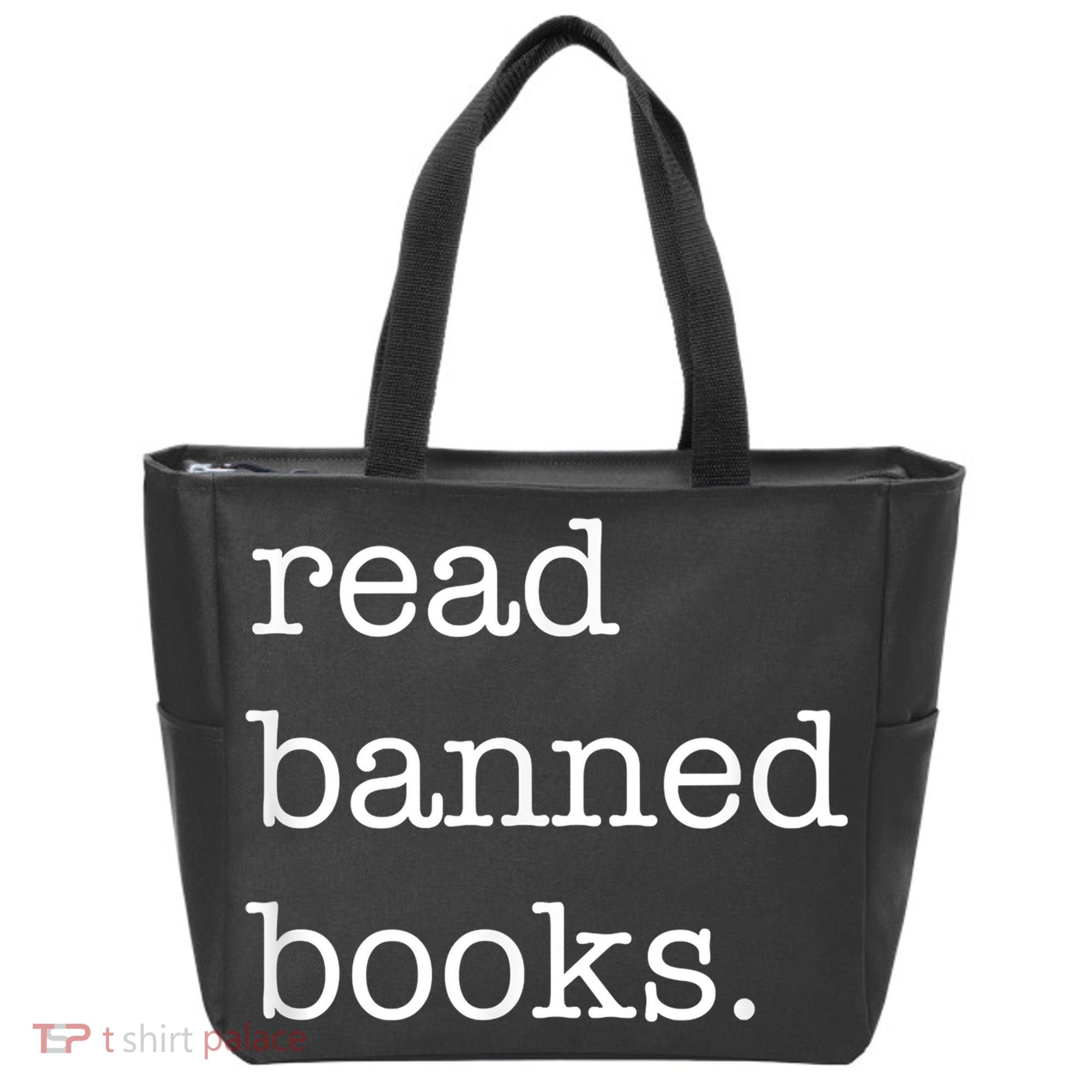 I Read Banned Books I'm With The Banned Books Lovers Tote Bag