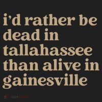 ID Rather Be Dead In Tallahassee Than Alive In Gainesville Beanie thumb 2
