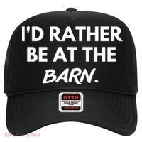 I'd Rather Be At The Barn Funny Horse Lover Hat thumb 0