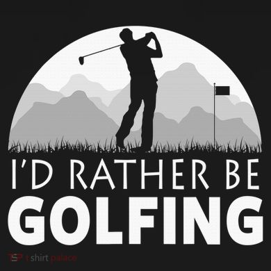 I'd Rather Be Golfing Funny Xmas Funny Golf Gift For Golfers Tank Top