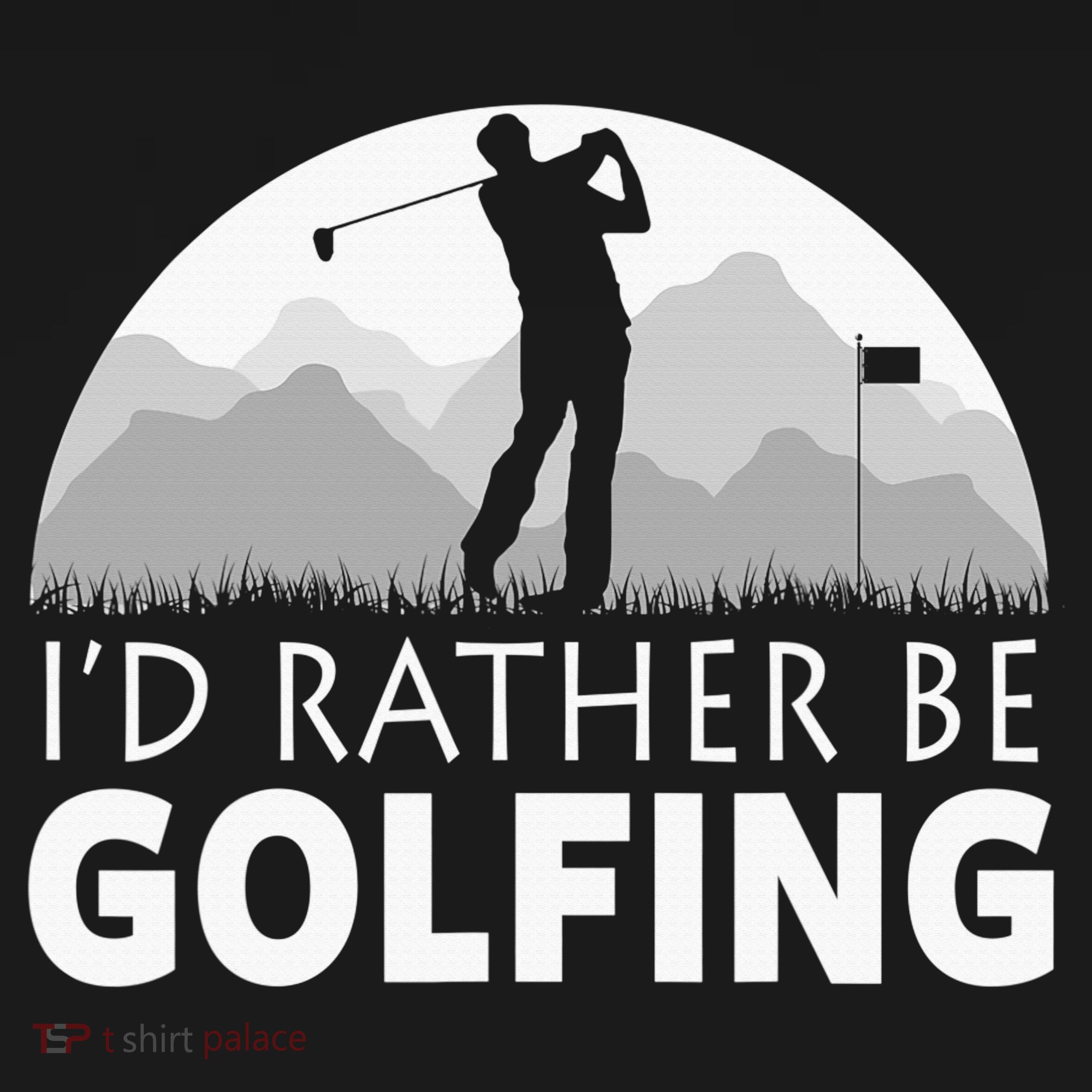 I'd Rather Be Golfing Funny Xmas Funny Golf Gift For Golfers Visor